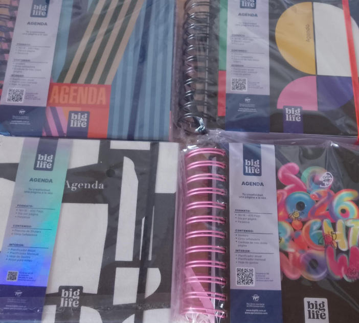 Agenda Planner 16x16 430hjs Perpetua Garabato