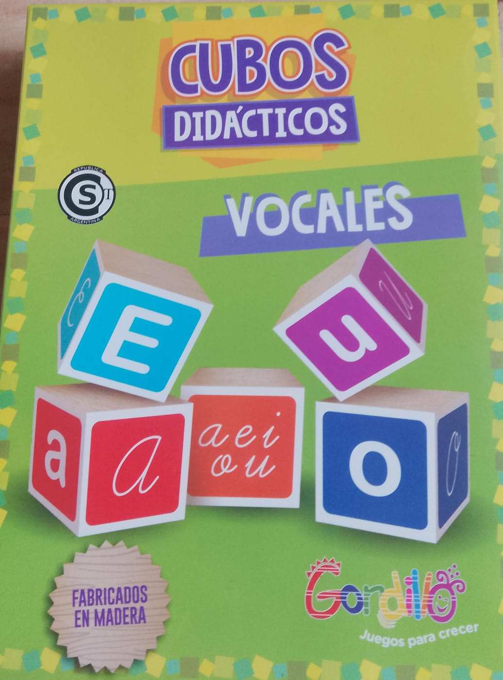 Cubos Didacticos - Vocales