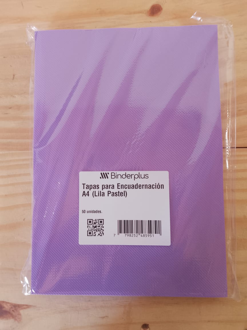 Tapa para Encuadernillar ECO x50 Unid. - Lila Pastel