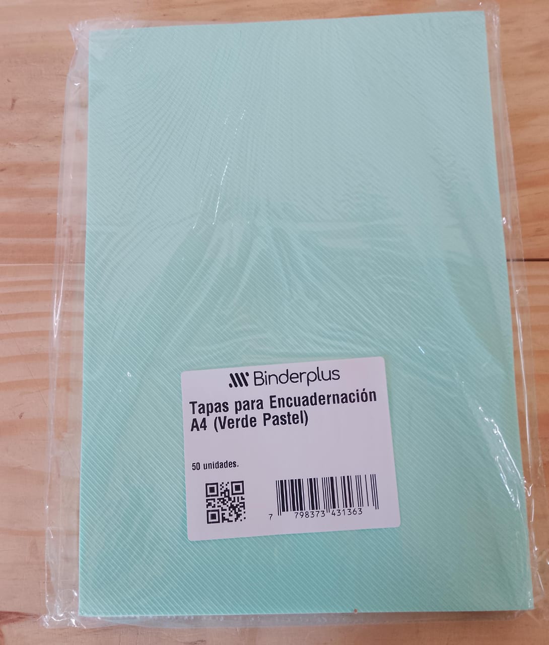Tapa para Encuadernillar ECO x50 Unid. - Verde Pastel