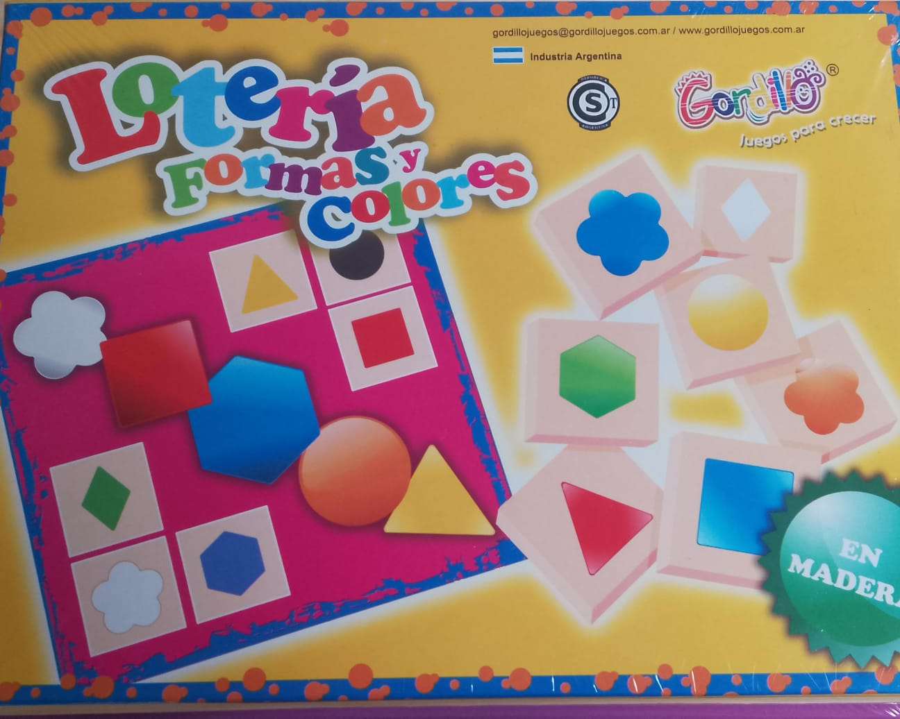 Loteria - Formas en Madera
