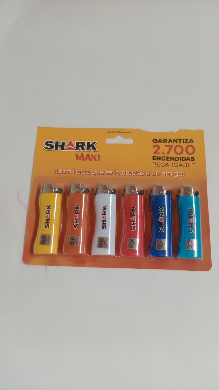 Shark Maxi 2700 encendidas x6uni