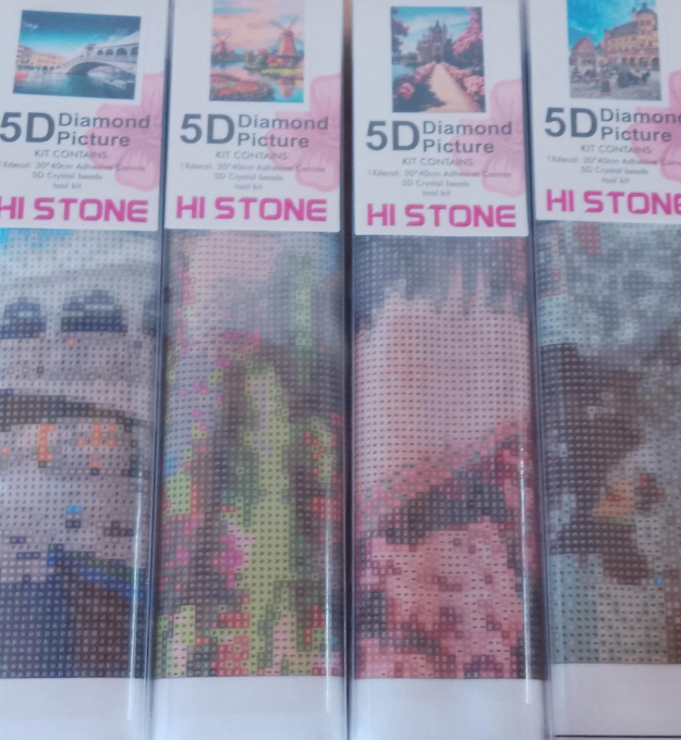 5D Diamond Picture Adhesiva 30x40cm - Monumentos Historicos de Ciudades