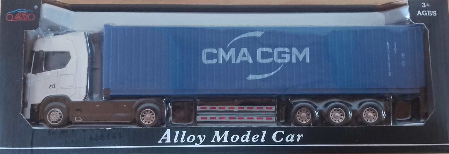 Camion con Container CMA CGM