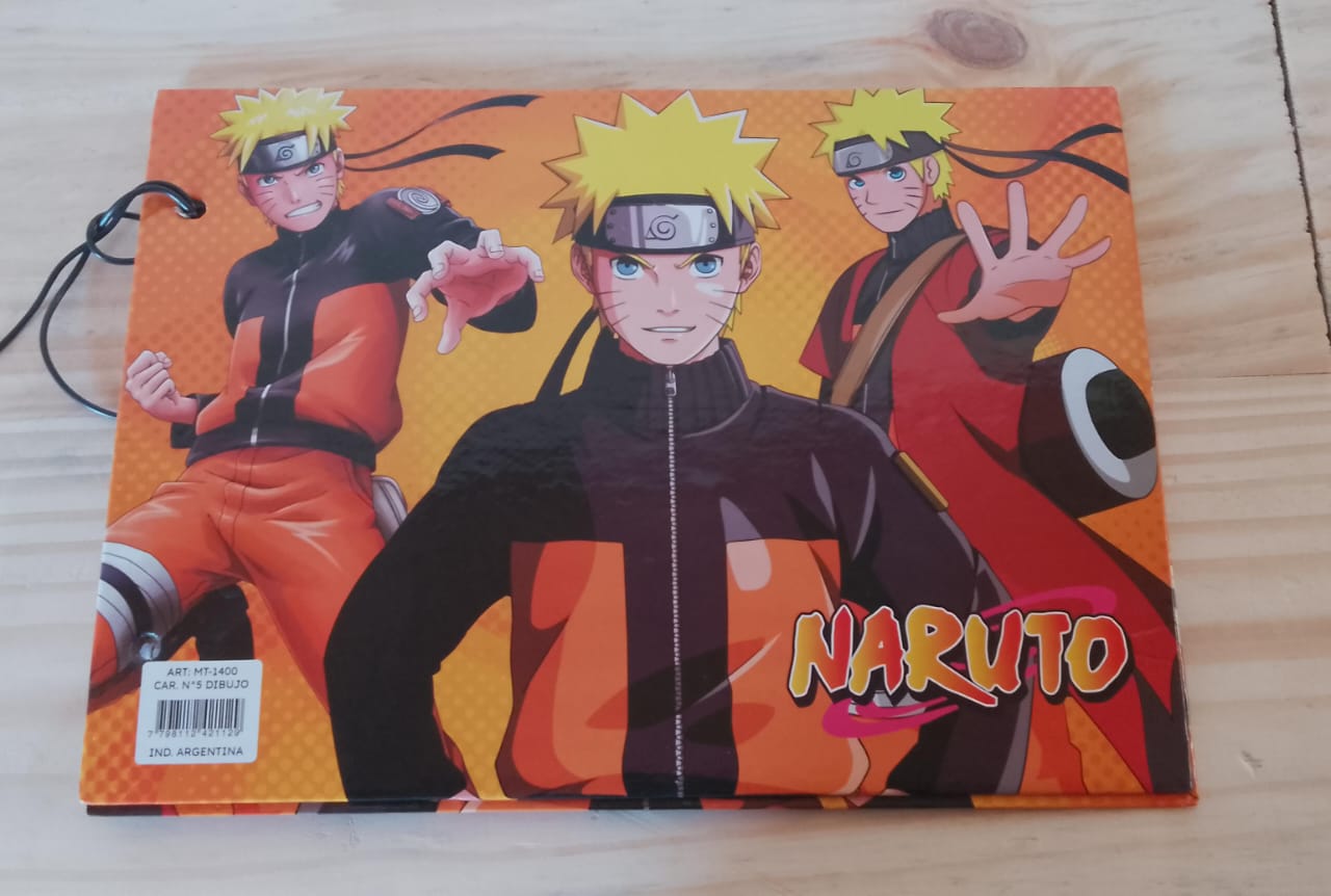 Carpeta de Dibujo N°5 - Naruto Naranja