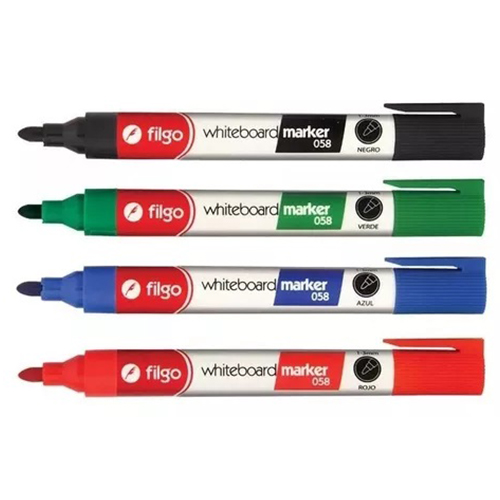 Marcadores Filgo 058 para Pizarra - Rojo
