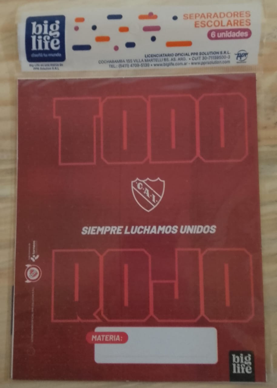 Separadores Escolares N°3 - Independiente
