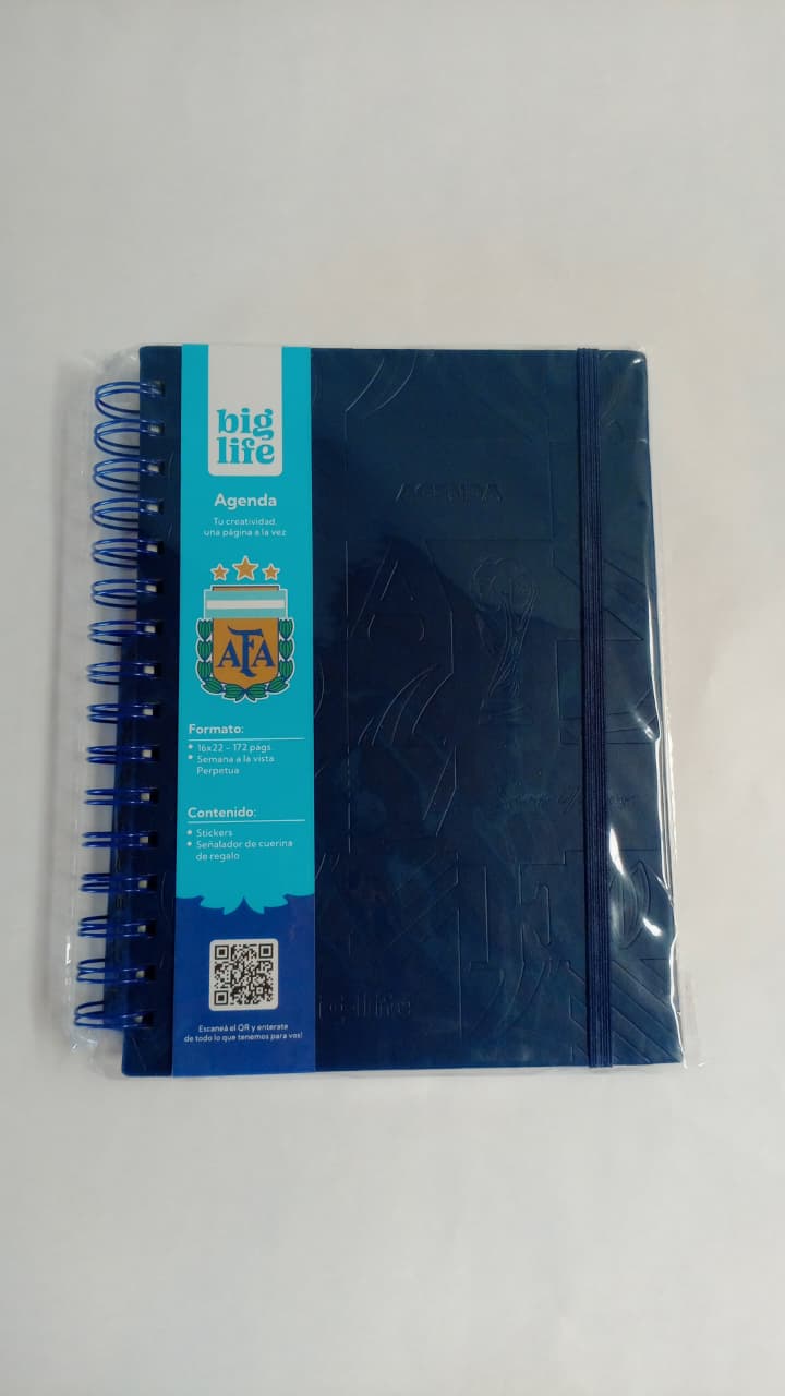 Agenda AFA 1 tapa dura 200 hojas 16x22 PPR