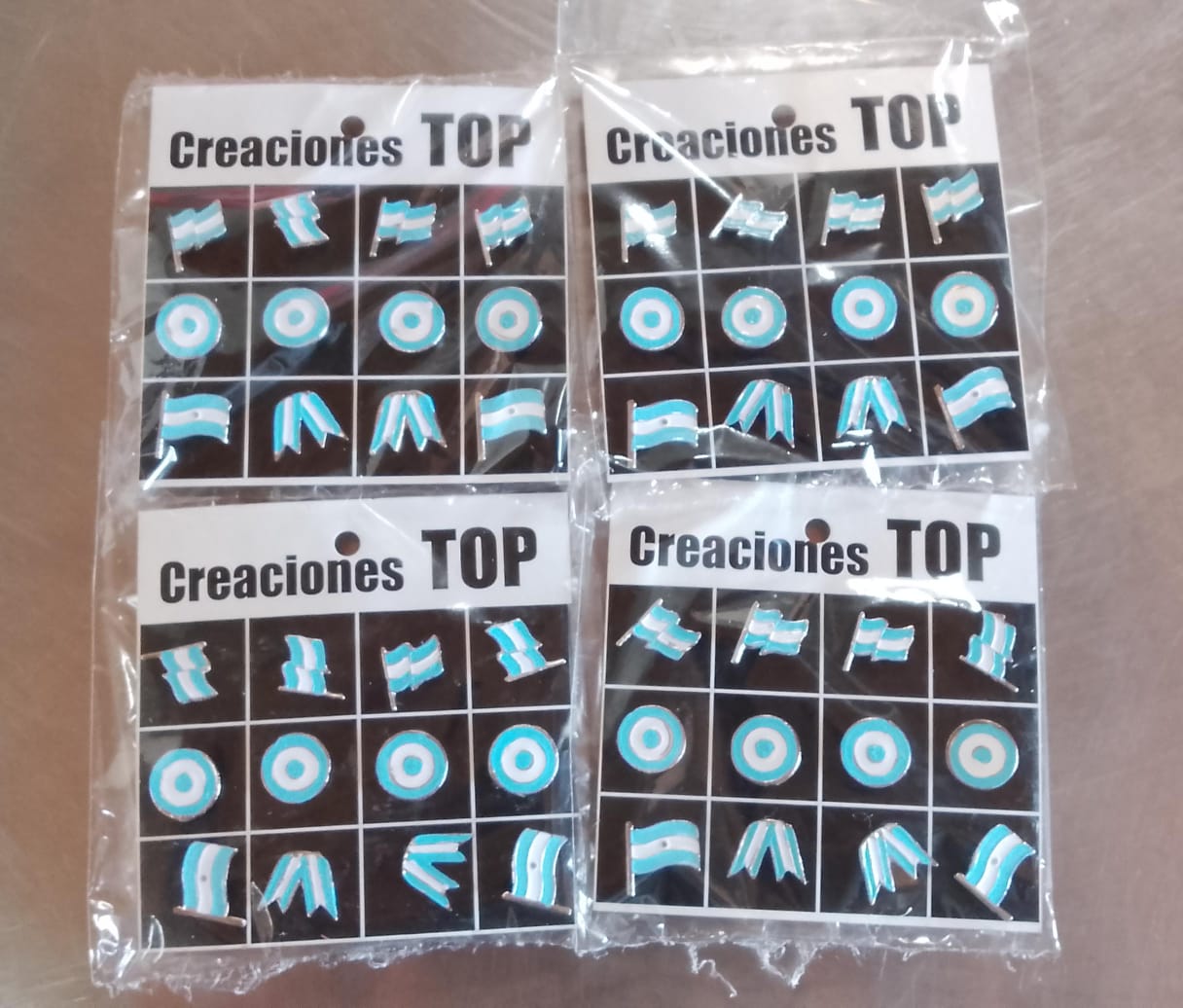 Escarapelas pack x12 Unidades