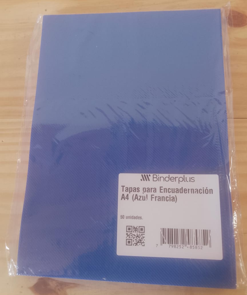 Tapa para Encuadernillar ECO x50 Unid. - Azul Francia