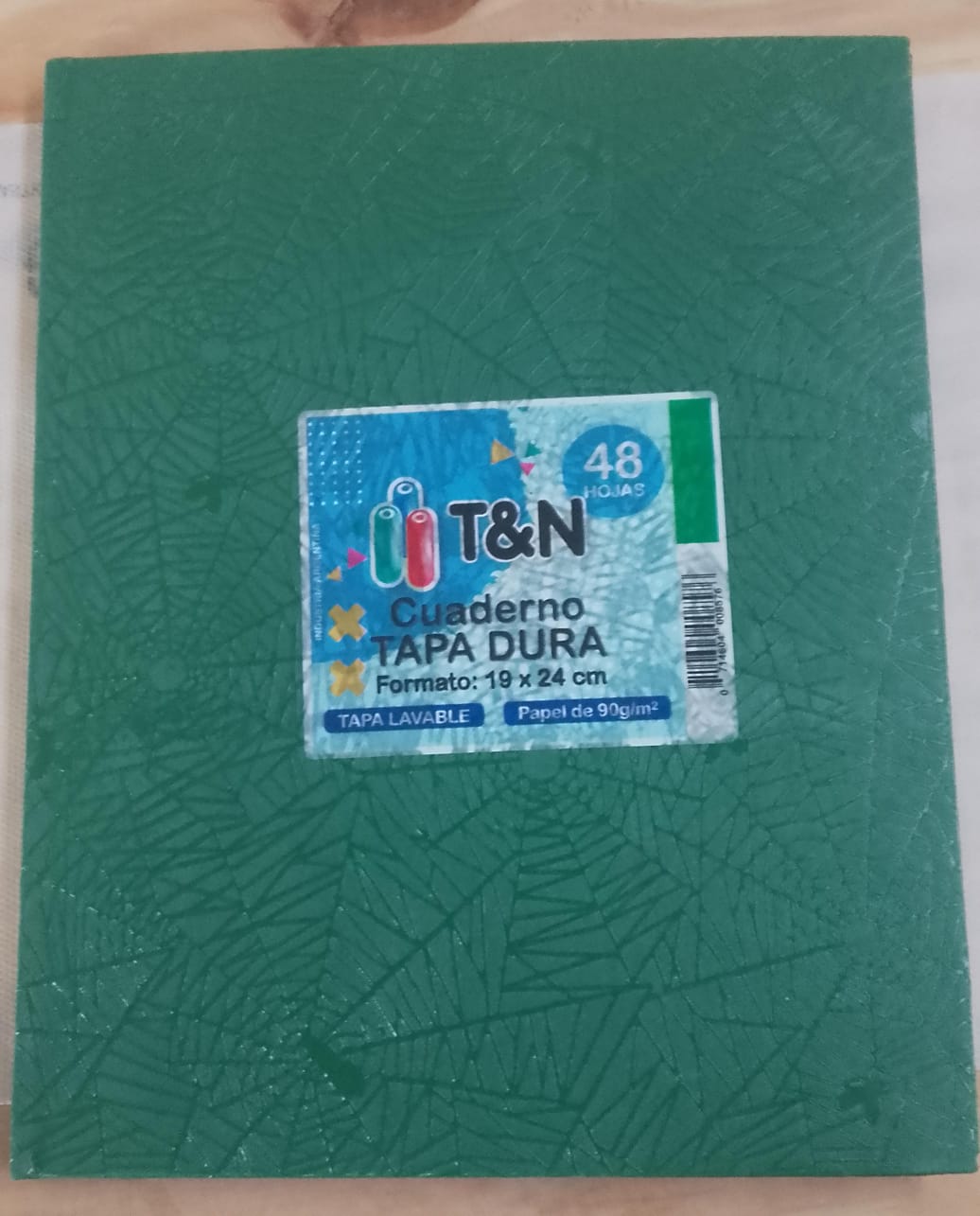 Cuaderno T&N Tapa Dura 48 Hojas AB3 90g T&N