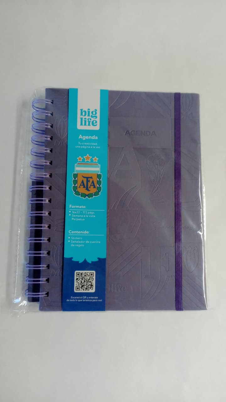 Agenda AFA 3 tapa dura 200 hojas 16x22 PPR