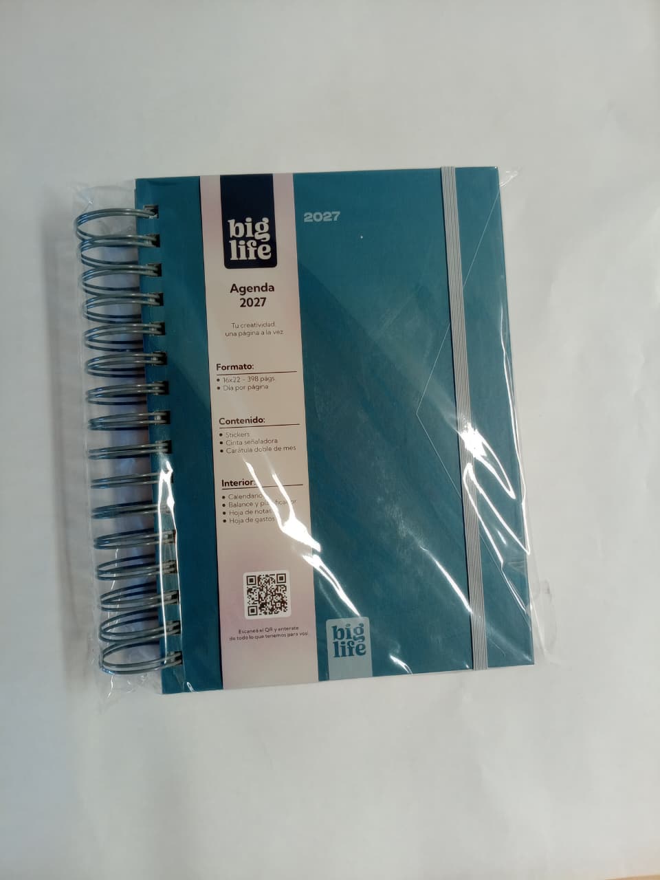 Agenda Minimal tapa dura 398 hojas 16x22  PPR