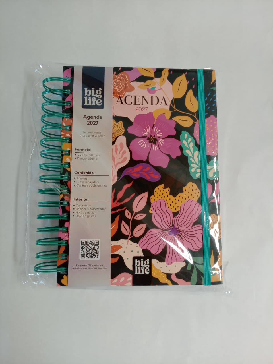 Agenda Big Memories tapa dura 398 hojas 16x22  PPR