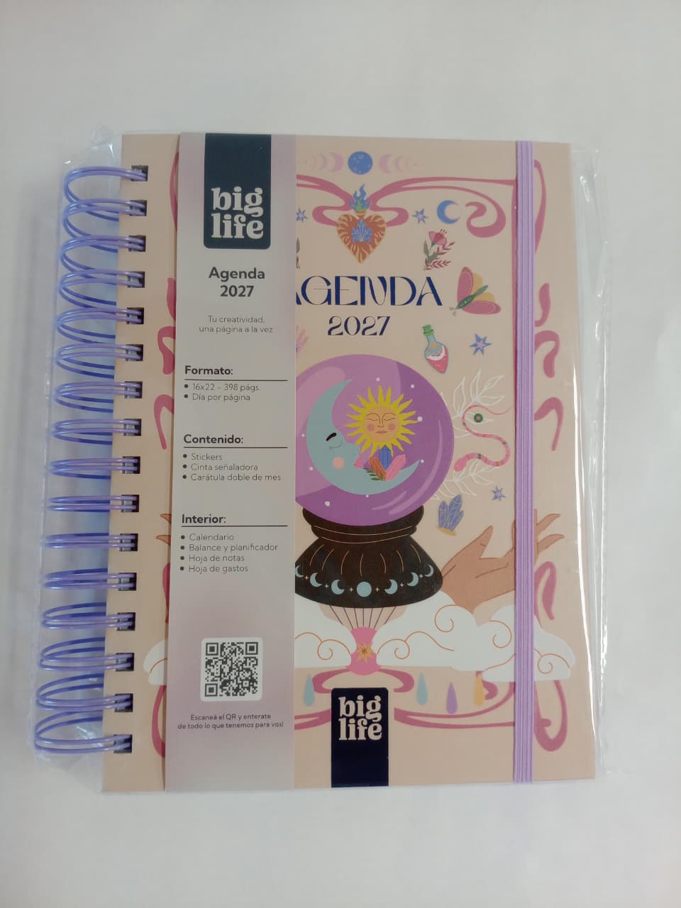 Agenda Oráculo  tapa dura 398 hojas 16x22  PPR
