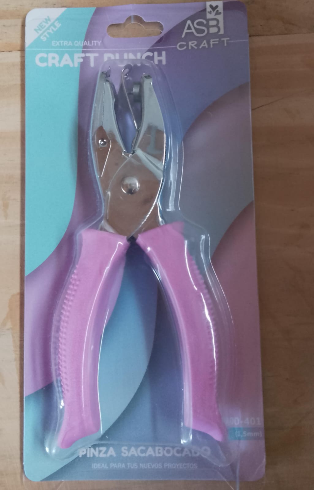 Pinza 15mm Sacabocados