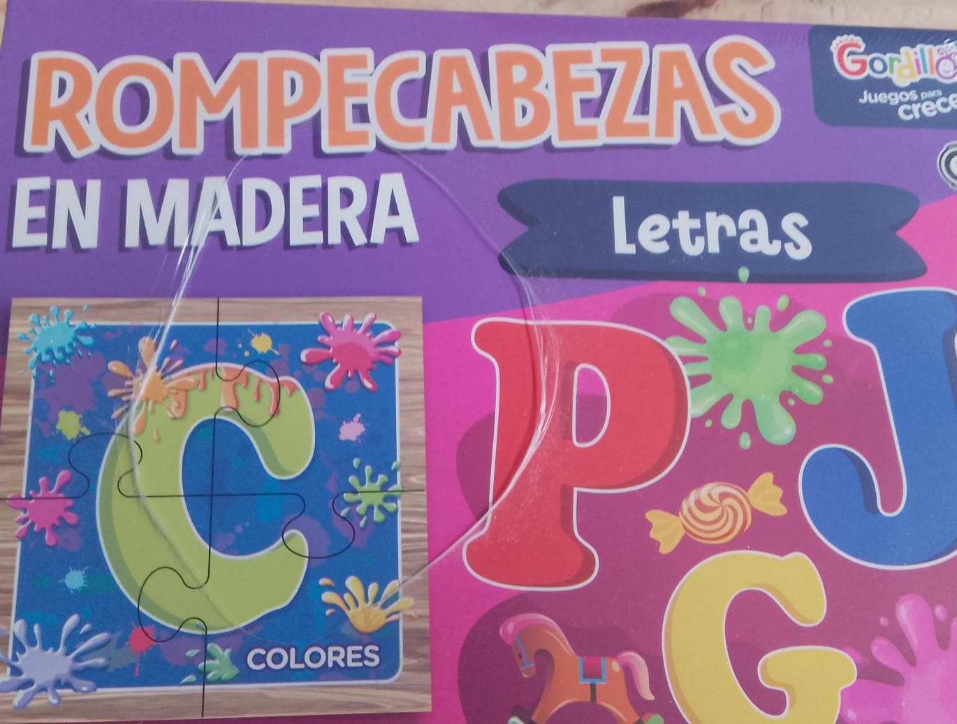 Rompecabeza en Madera - Letras