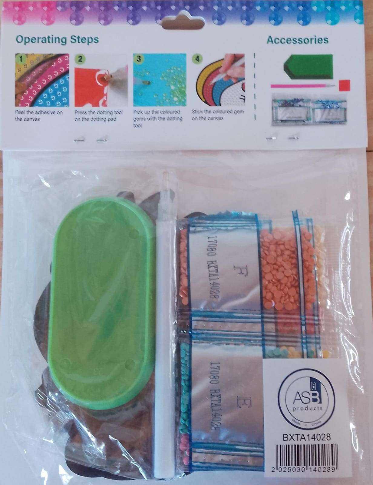 Diamond Painting Magnet - Emoji y  Conejo