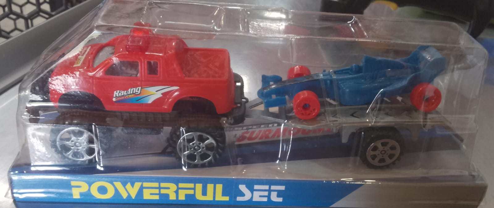 Camion con Auto Formula