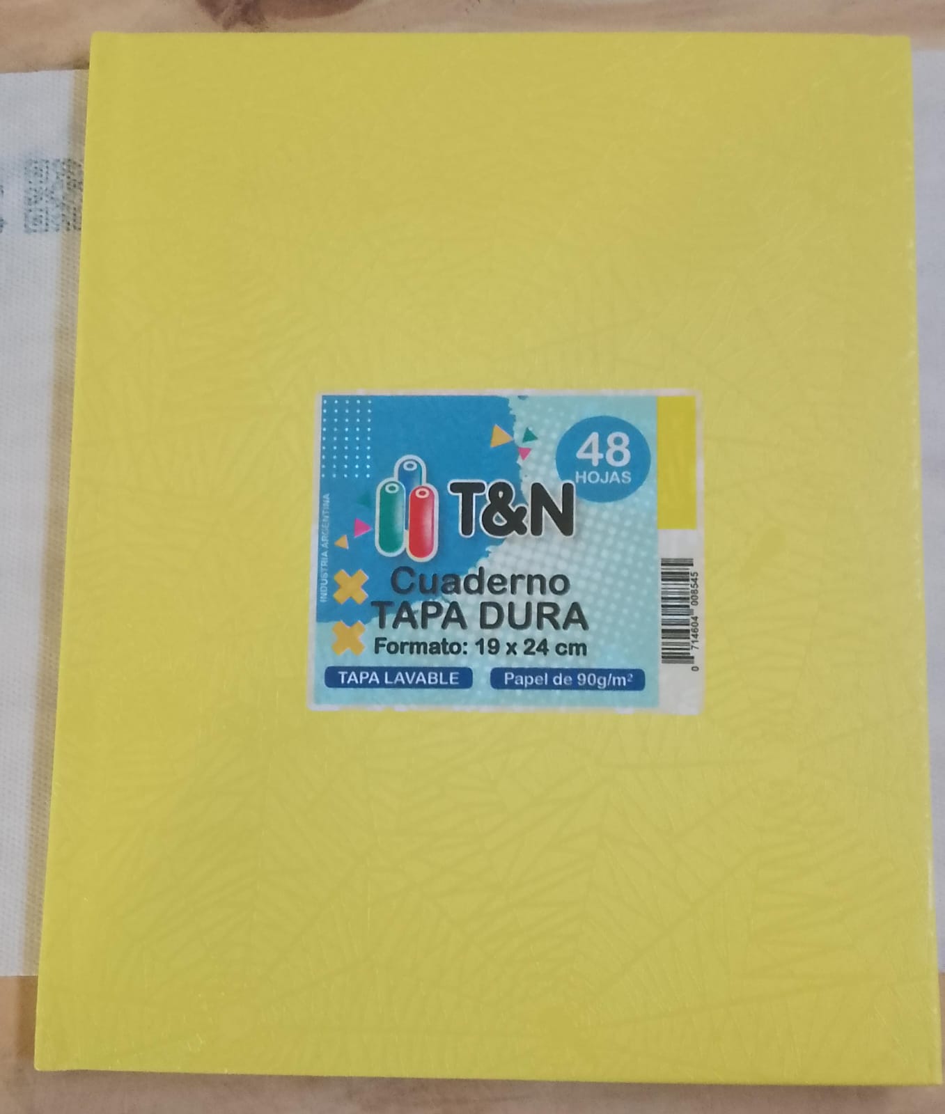 Cuaderno Tapa Dura 48 Hojas  AB3 90g T&N