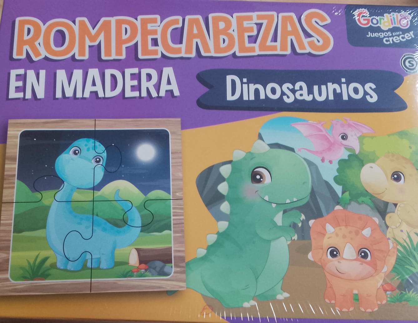 Rompecabeza en Madera - Dinosaurios