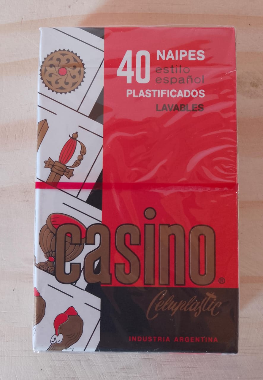 Naipe Casino Plastificado 40 Estilo Español