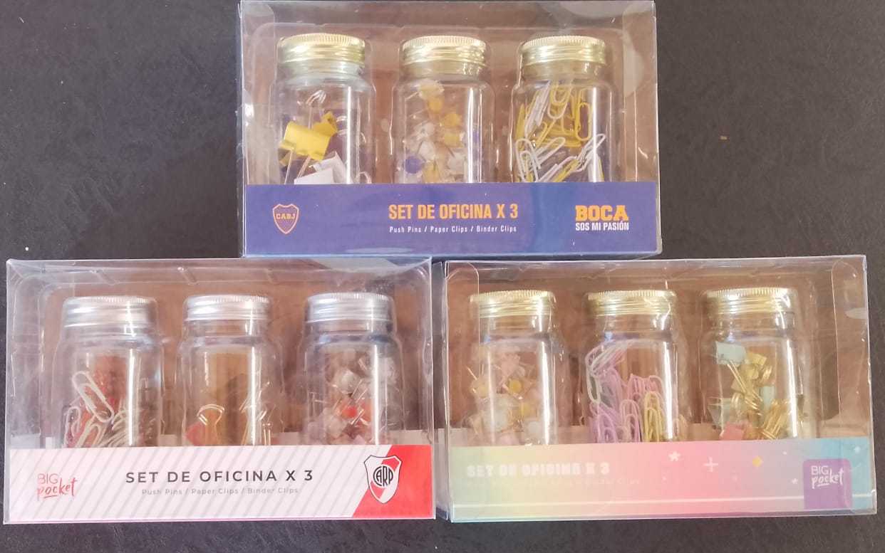 Set de Oficina x3 Boca