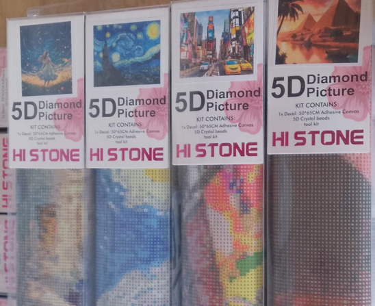 5D Diamond Picture Adhesiva 50x65cm