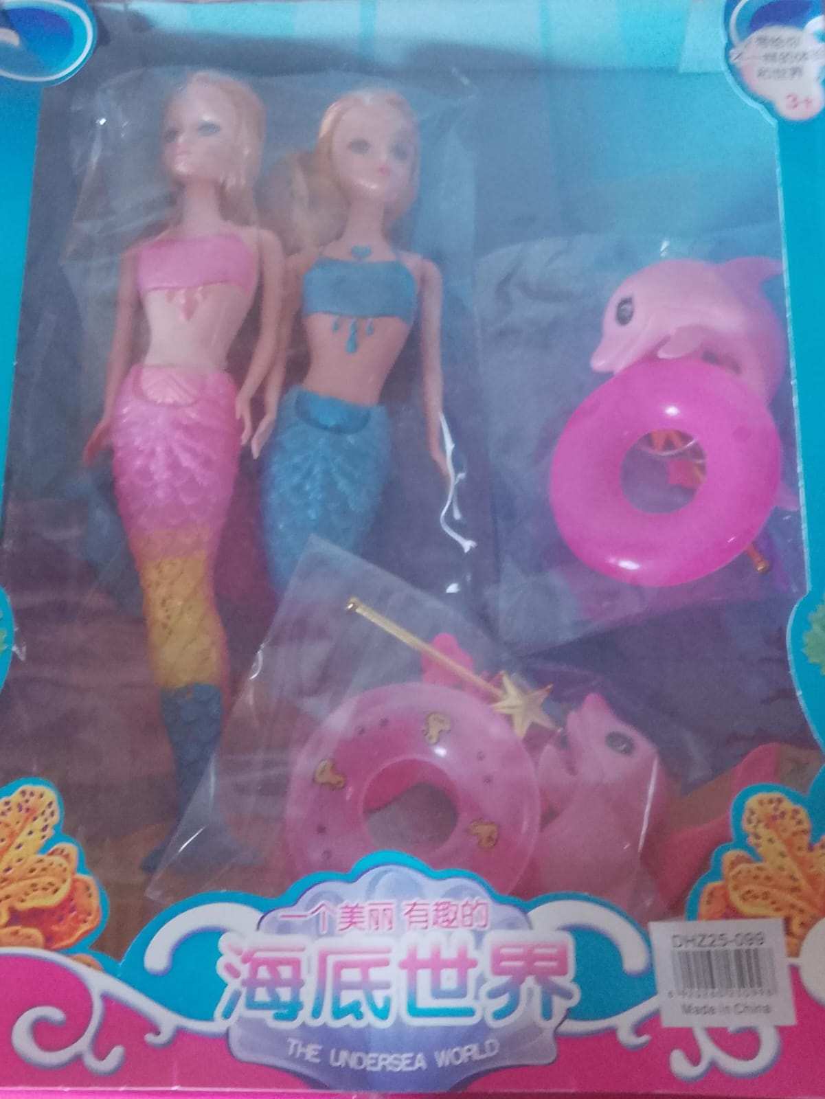 Sirena x2 Articuladas con Accesorios