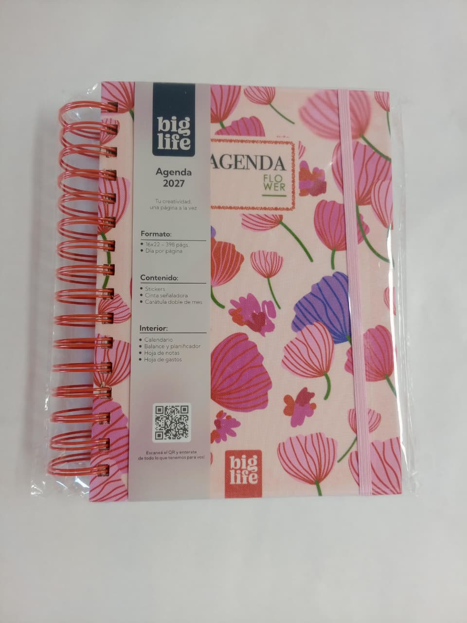 Agenda Big Landscape tapa dura 398 hojas 16x22  PPR