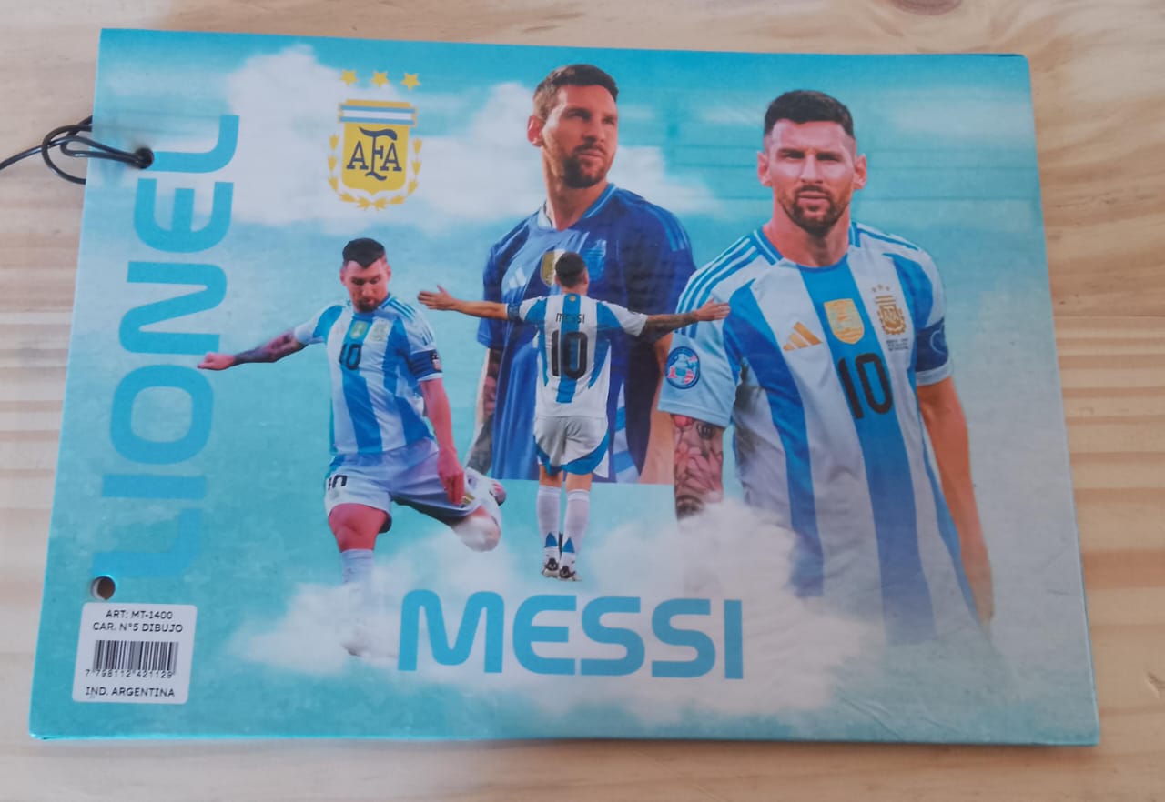 Carpeta de Dibujo N°5 - Messi