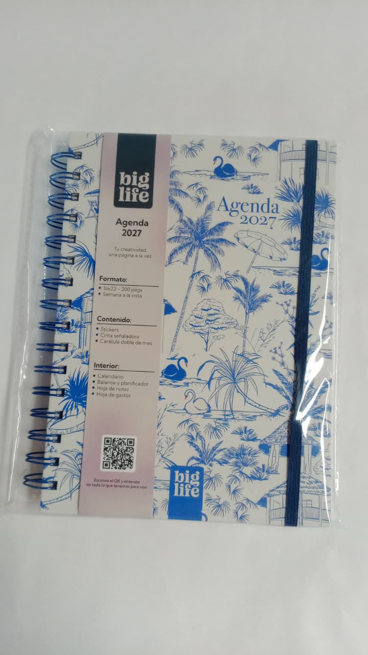 Agenda Cisnes tapa dura 200 hojas 16x22 PPR