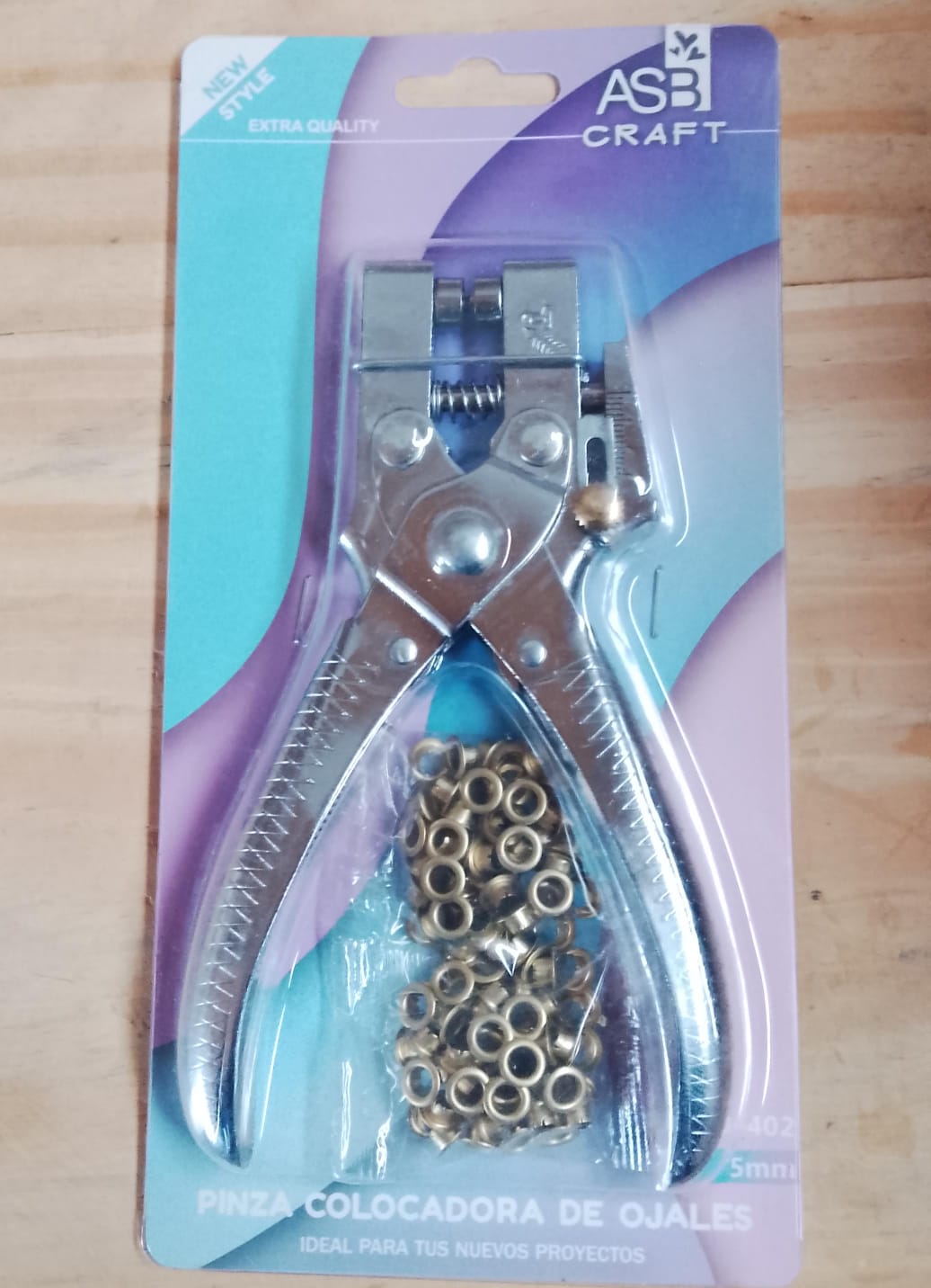 Pinza Colocadora de Ojales 5mm