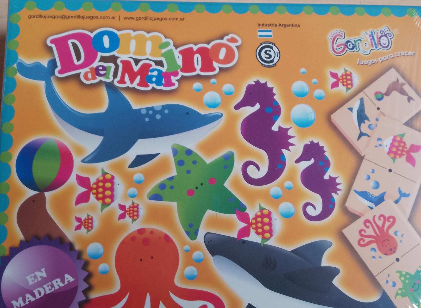 Domino en madera - Mar