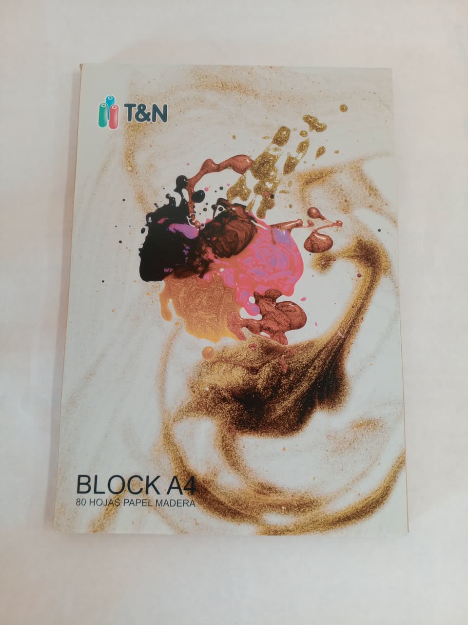 Block A4 80 hojas de papel madera T&N