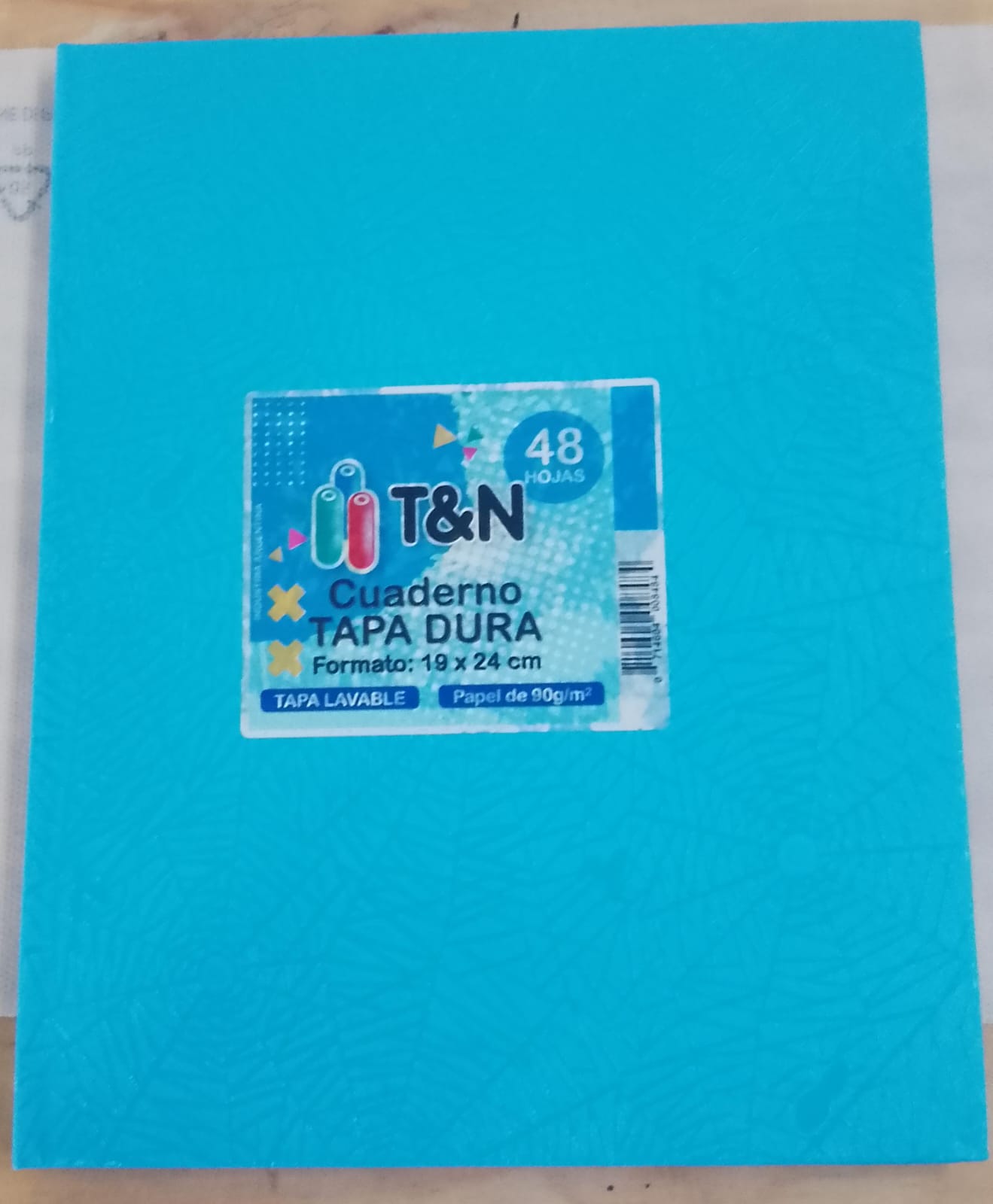 Cuaderno T&N Tapa Dura 48 Hojas AB3 90g T&N