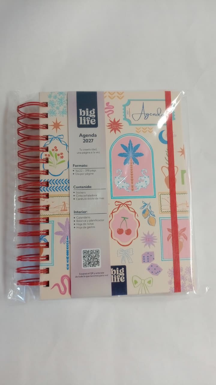 Agenda Ipanema  tapa dura 398 hojas 16x22  PPR