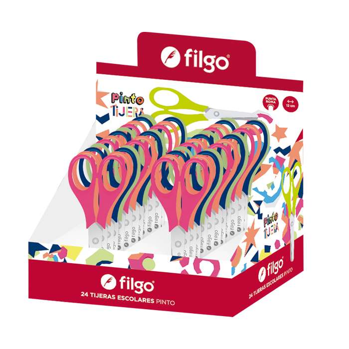 Tijera Filgo Escolar Pinto x24 Unid.