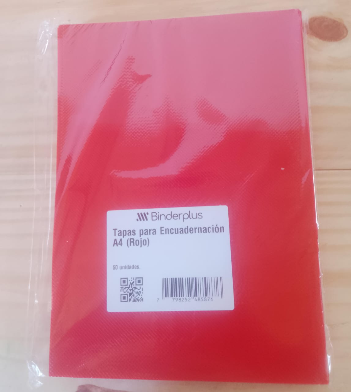 Tapa para Encuadernillar ECO x50 Unid. - Rojo